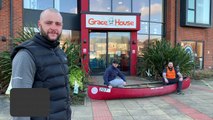 Three men are hoping to raise £1,900 for disabled children's charity Grace House.