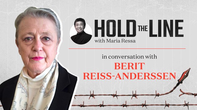 #HoldTheLine: Maria Ressa talks to Nobel committee chair Berit Reiss-Anderssen