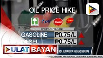 Oil price hike, muling ipatutupad ng mga kompanya ng langis bukas