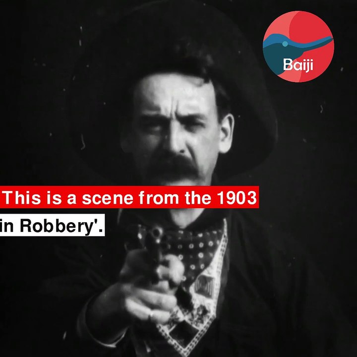 Cowboy Firing at Camera