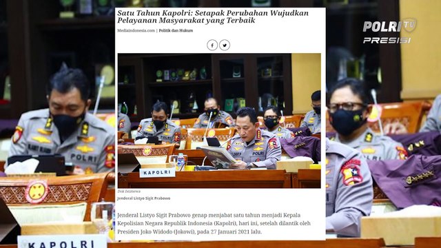 KAPOLRI SEPEKAN : Kapolri Terima Kunjungan Kepala Kepolisian Malaysia (1/2)
