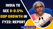 FM Sitharaman tables  Economic Survey, predicts 8-8.5% GDP growth in FY23 | Oneindia News