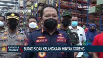 Bupati Sidak Kelangkaan Minyak Goreng di Gudang Toko Waralaba