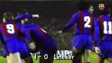 35 años del hat-trick de Lineker al Madrid / FCB