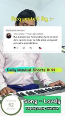 Lovely (Cover) | (Daily Musical Shorts #41) | Acorn Wolve | #Shorts