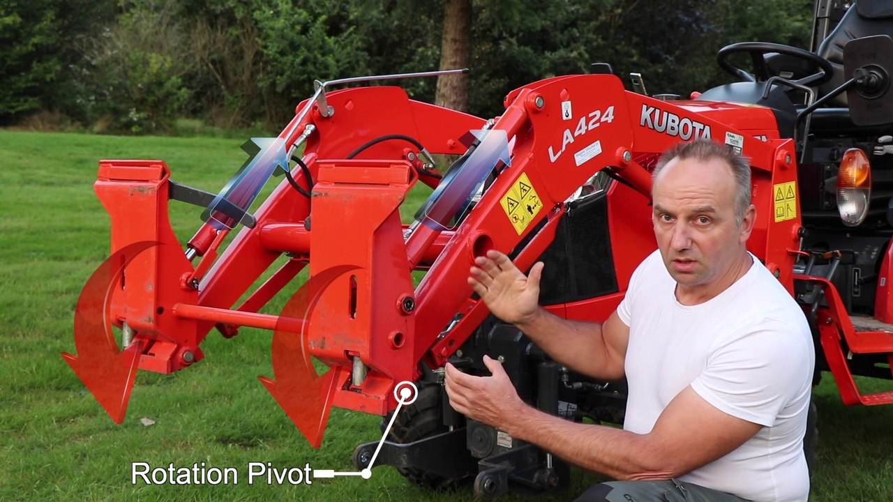 Prevent Front Loader Bending of your Kubota Compact Tractor video