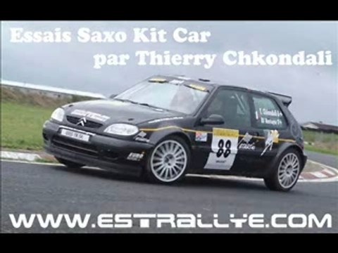 Essais Saxo Kit Car (Thierry Chkondali)