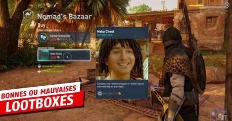 Assassin's Creed Origins aura des lootboxes mais ce n'est pas un problème