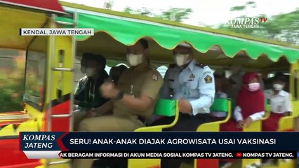Seru! Anak-anak Diajak Agrowisata Usai Vaksinasi
