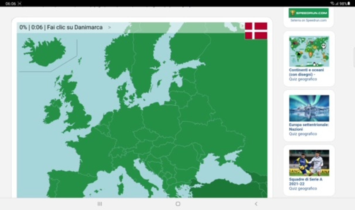 Sito per esercitarsi su carte mute