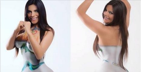 Miss Bum Bum supporte à sa manière les Jeux de Rio