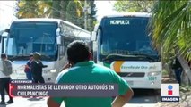 Normalistas de Ayotzinapa secuestraron autobús sin que nadie lo impidiera