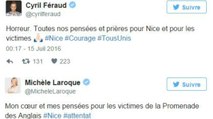 Attaque à Nice : les messages de soutien des célébrités sur les réseaux sociaux