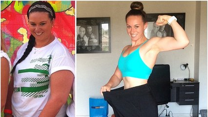 Une femme atteinte d'obésité perd 50 kilos tout naturellement en seulement 9 mois !