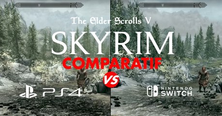 Skyrim : Switch vs PS4, le comparatif des graphismes