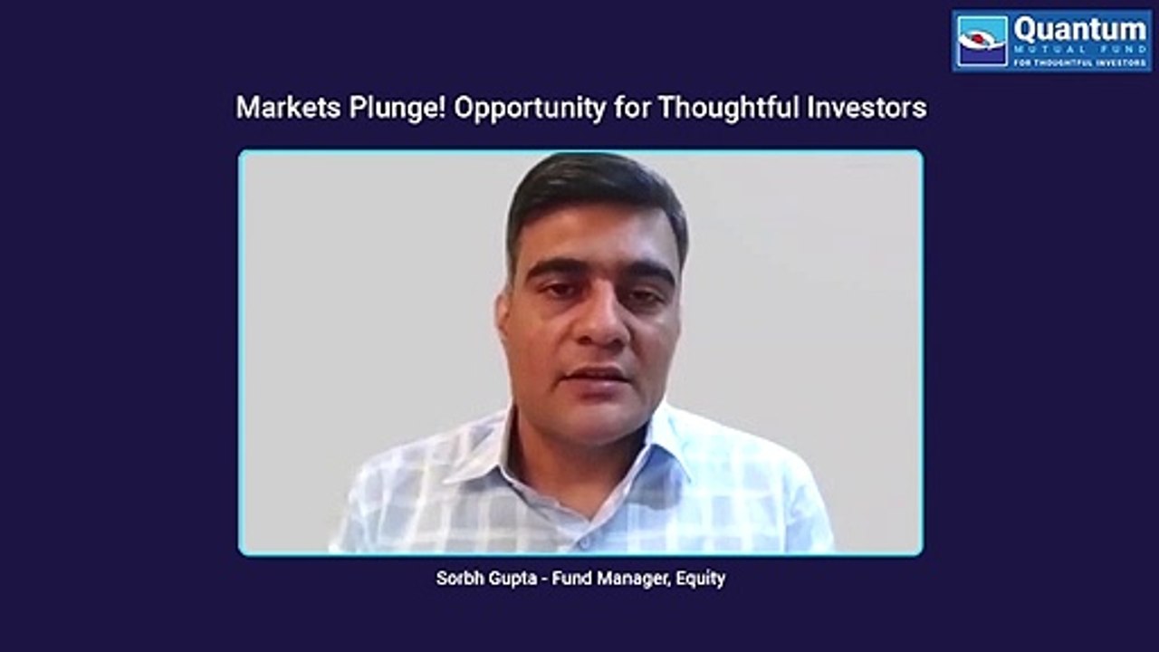 Markets Plunge! Opportunity for Thoughtful Investors