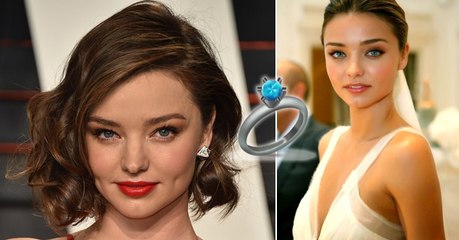 Miranda Kerr se fiance avec le fondateur de snapchat et sa bague est magnifique