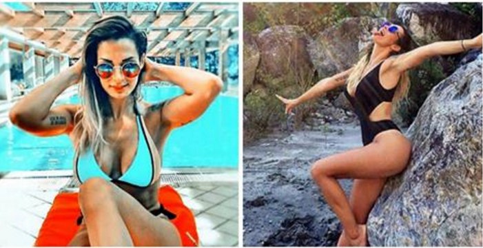 Emilie Nef Naf pose en vacances au Mexique avec son nouvel amoureux, le basketteur, Bruno Cerella