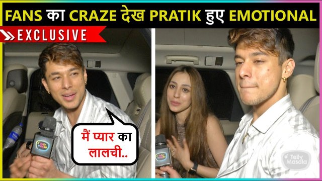 Pratik Sehajpal Thanks Fans On Receiving Unconditional LOVE From Fans, EMOTIONAL Moment Captured