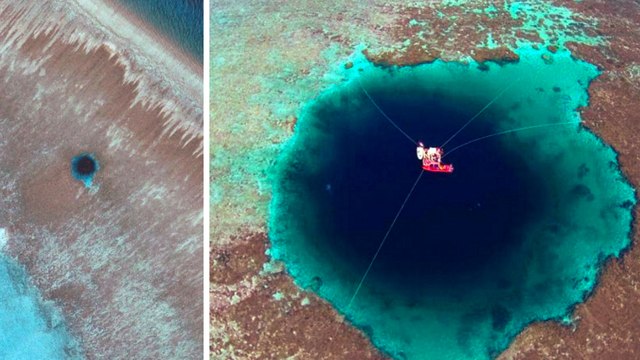 Trou du Dragon (Chine) : le trou bleu le plus profond au monde mesure 301 mètres de profondeur