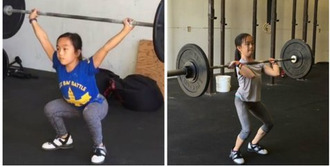 Elle Hatamiya, seulement 11 ans, est une bodybuildeuse impressionnante