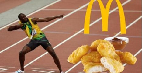 Un nutritionniste explique comment Usain Bolt a gagné les JO de Pékin grâce à un régime à base de nuggets