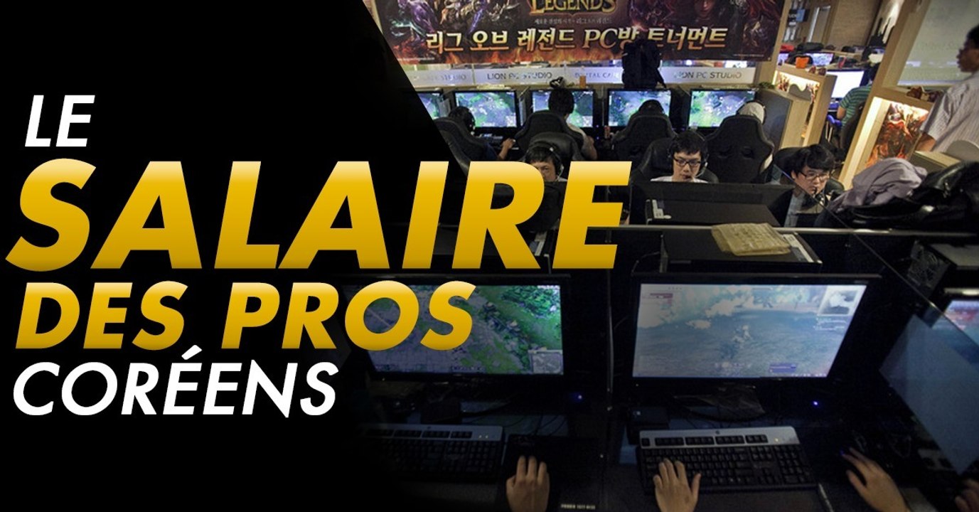 Esports : on connait le salaire moyen des pro gamers Coréens