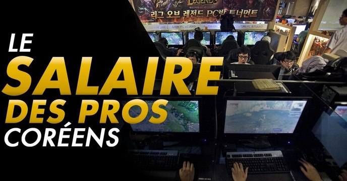 Esports : on connait le salaire moyen des pro gamers Coréens