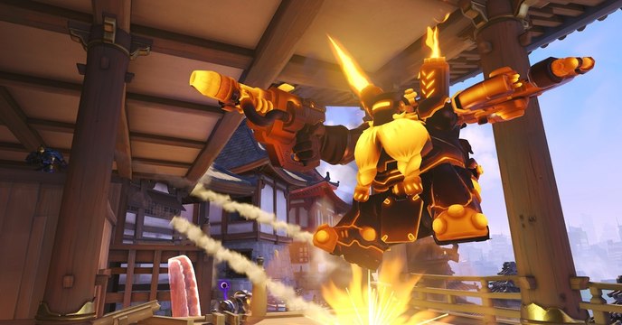 Overwatch : en mode deathmatch, Torbjorn peut utiliser sa tourelle comme un trampoline