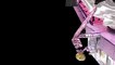Déploiement des perches du bouclier thermique du télescope James Webb