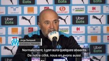 14e j. (en retard) - Sampaoli : "Lyon aura un avantage"