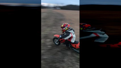 Kiddo Goes Over the Bars, Dirt Bike Crash