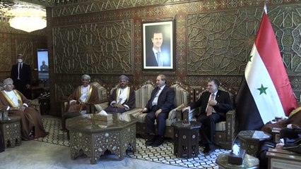 وزير خارجية عُمان يؤكد من دمشق بذل جهود "للمّ الشمل" العربي