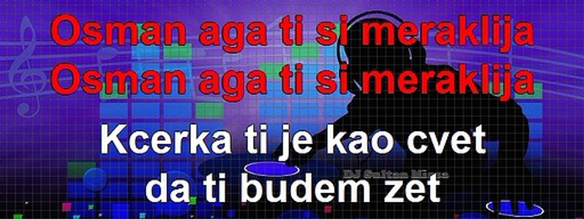 Osman aga - Muharem Serbezovski (uživo karaoke)