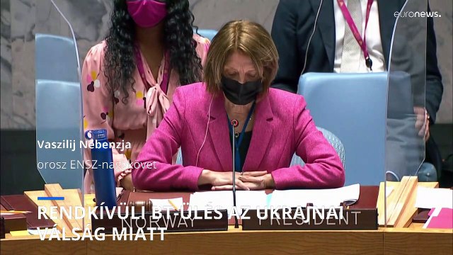 Egymásnak feszült az orosz és az amerikai ENSZ-nagykövet a BT rendkívüli ülésén