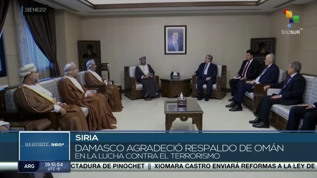 Gobierno de Siria y Omán fortalecen nexos bilaterales