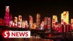 Light shows held across China to celebrate Spring Festival