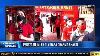 PRESISI Update 10.00 WIB Jumlah Umat Yang Beribadah di Vihara Dharma Bhakti Mengalami Kenaikan