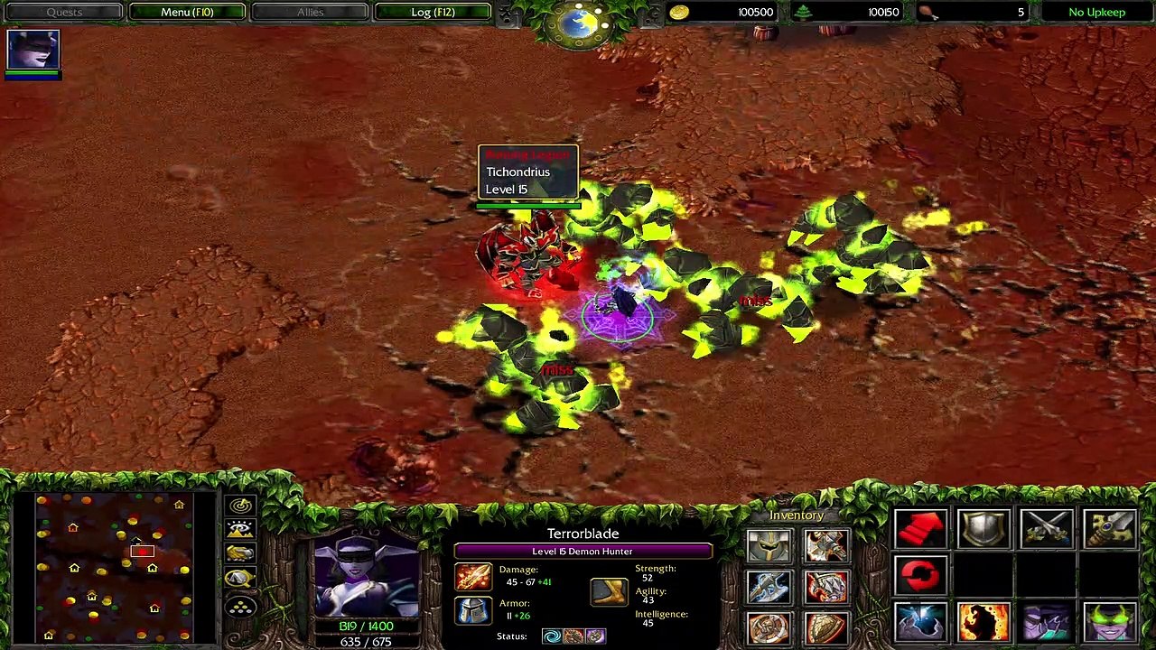 WC3 Classic: Female Night Elf Demon Hunter