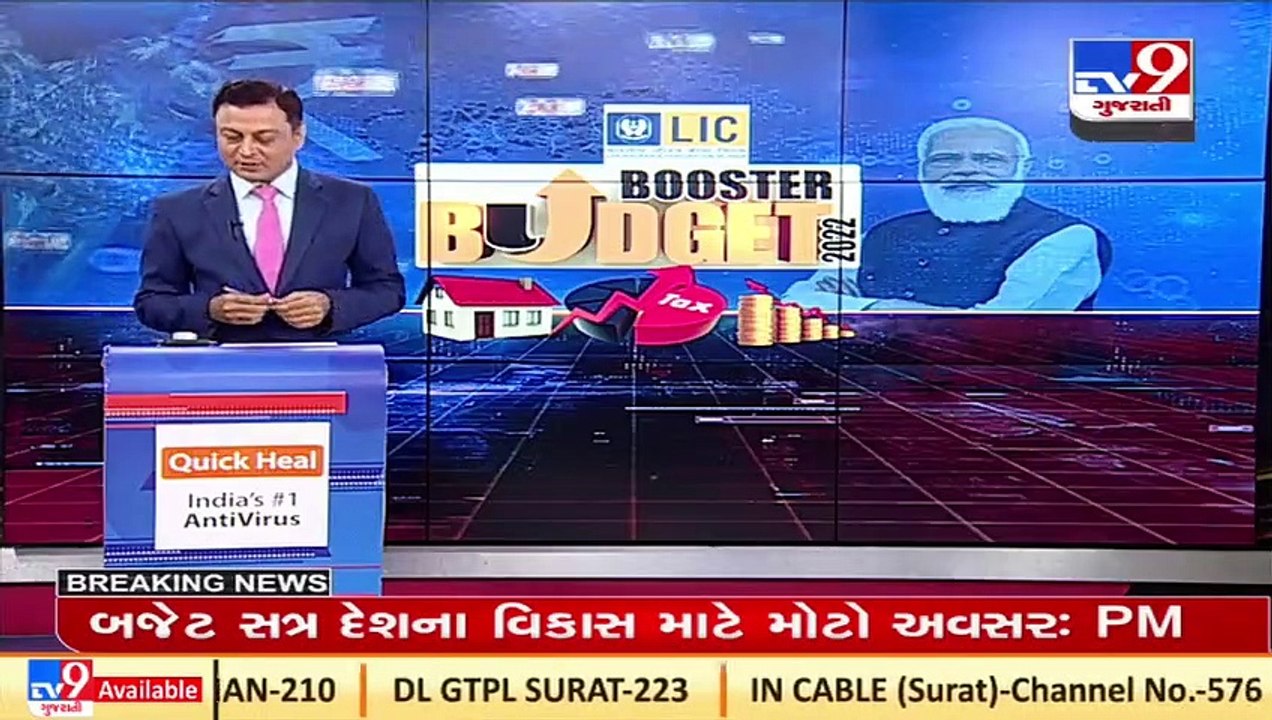 Union FM Nirmala Sitharaman and others called on President Ram Nath Kovind before presenting budget