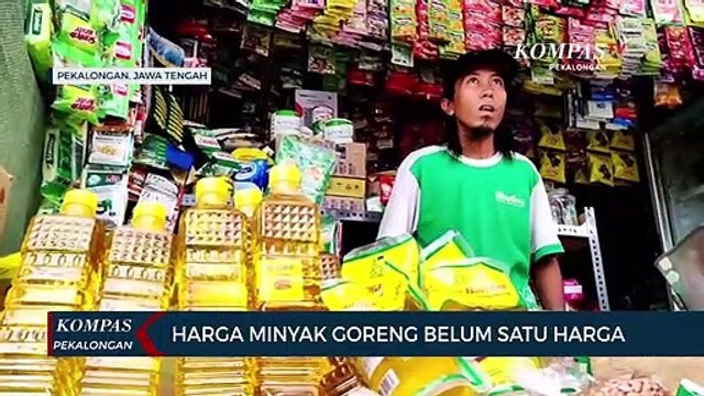 Harga Minyak Goreng di Pasar Belum Satu Harga