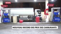 Nouveau record des prix des carburants