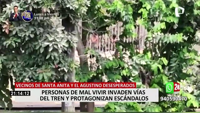 Santa Anita: delincuentes se enfrentan a pedradas y cuchillos en los rieles del tren