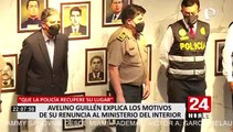 Avelino Guillén explicó los motivos de su salida del ministerio del Interior