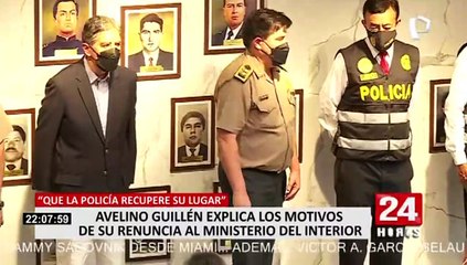 Avelino Guillén explicó los motivos de su salida del ministerio del Interior