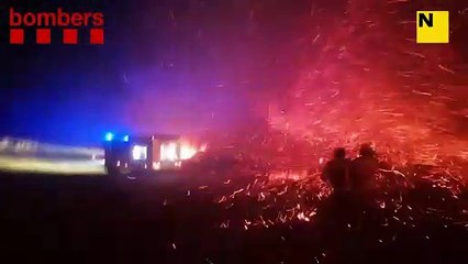 Incendi d'hivern a Peralada