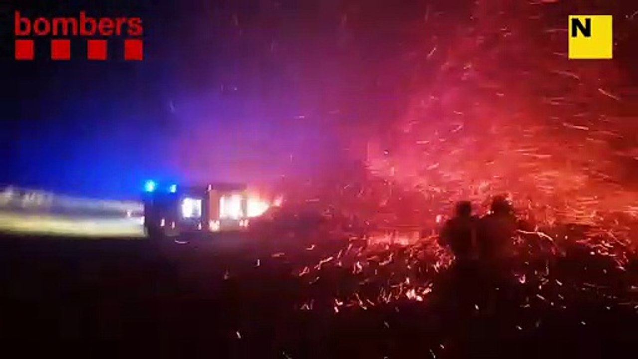 Incendi d'hivern a Peralada
