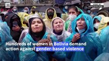 Bolivian women march against gender-based violence and demand justice