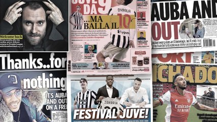 La signature pour 0€ d'Aubameyang au Barça fait jaser, la Juve veut former un duo de rêve pour Vlahović