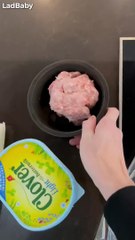 LadBaby - When Dad finds the world's first SAUSAGE ROLL MAKER!!!!  (source: YouTube - LadBaby)
